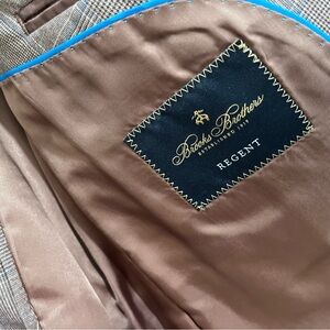 Brooks Brothers Plaid suit with Blue Accents